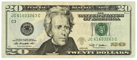 Printable 20 Dollar Bill